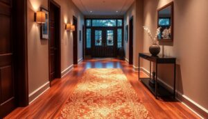 hallway transformation with decor