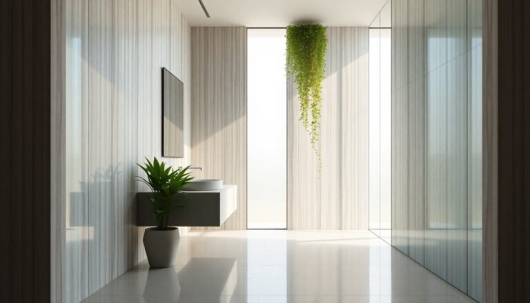 Use Vertical Space to Make Bathrooms Feel Bigger